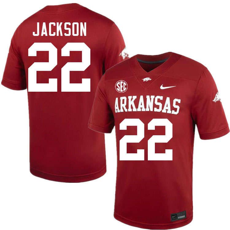 Ja'Quinden Jackson Arkansas Jersey,Arkansas Razorbacks #22 Ja'Quinden Jackson Jersey Youth-Cardinal